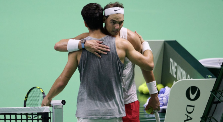 [VÍDEO] Nadal e Alcaraz treinam juntos em alta intensidade