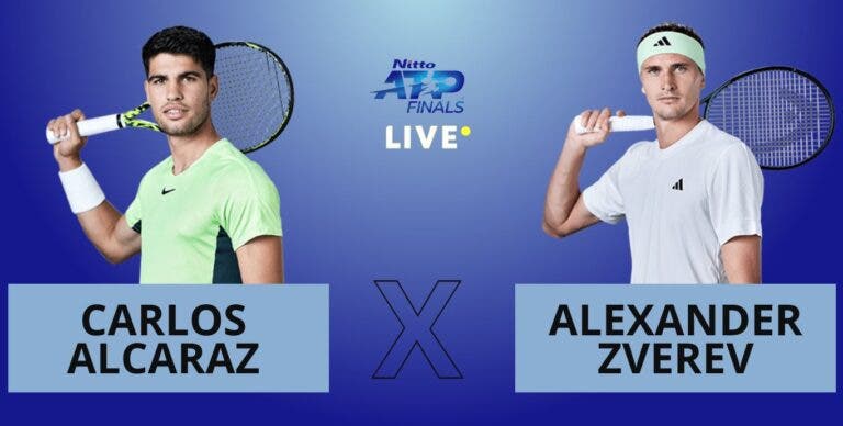 [AO VIVO] Acompanhe Alcaraz x Zverev no ATP Finals em tempo real