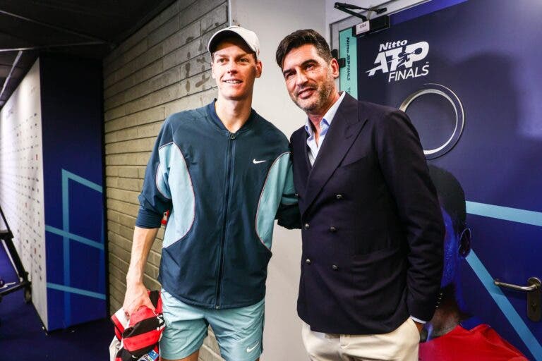 Paulo Fonseca surpreendeu Sinner no ATP Finals: “Foi incrível conhecê-lo”