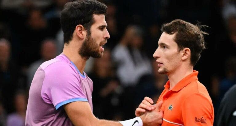 [VÍDEO] O momento em que Khachanov confronta Humbert em Paris