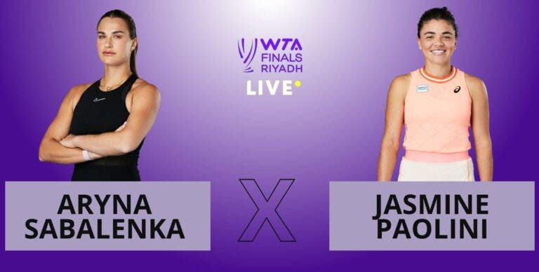 [AO VIVO] Acompanhe Sabalenka x Paolini no WTA Finals em tempo real