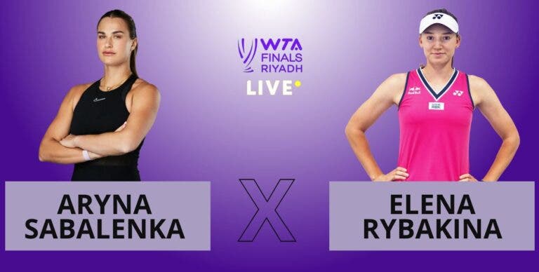 [AO VIVO] Acompanhe Sabalenka x Rybakina no WTA Finals em tempo real