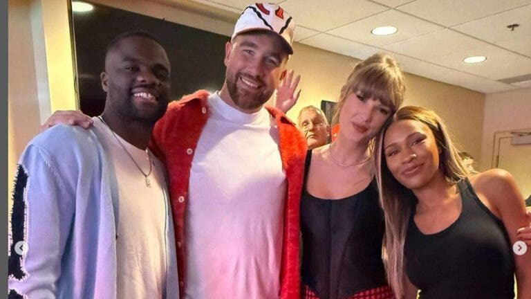 Férias: Frances Tiafoe diverte-se… ao lado de Taylor Swift