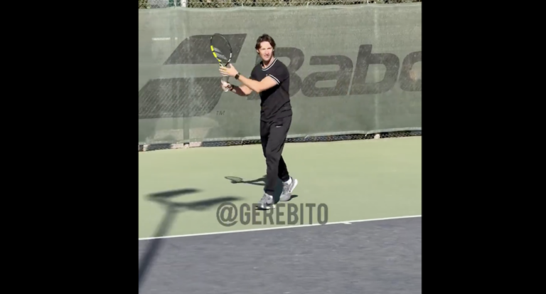 Ferrero surpreende e aparece treinando com Nike e Babolat