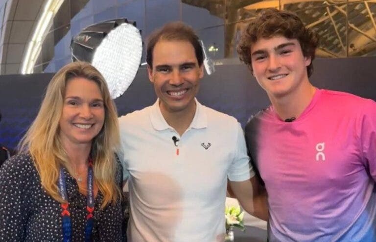 João Fonseca “recria” foto com Nadal 14 anos depois