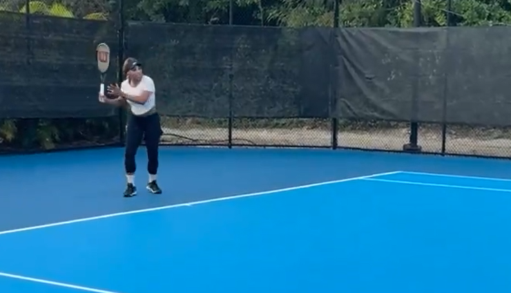 Serena Williams publica vídeo a jogar ténis: «Quando amas fazer algo…»