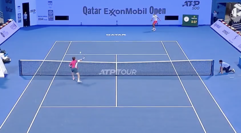 [VÍDEO] Erro do ano? Rublev perdeu ponto de forma inacreditável em Doha