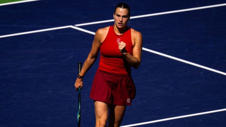 Sabalenka só tem um pedido: “Que todos os jogadores recebam mais porcentagem do dinheiro”