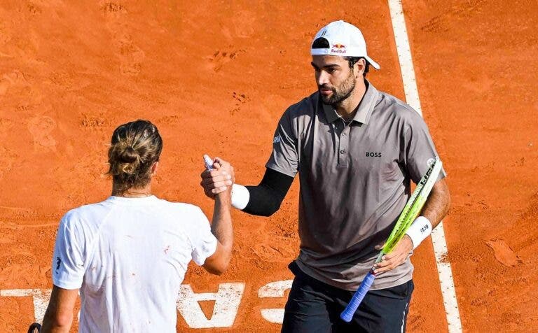 Berrettini responde a Zverev após vitória em Monte Carlo: “Não acho que o nível tenha sido ruim”