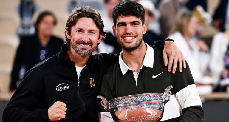 Ferrero: «Custa ver o Carlos [Alcaraz] à distância. A minha equipa está ali»