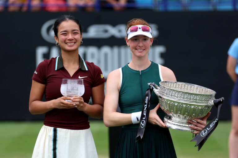 Joint salva quatro match points em final histórica em Eastbourne e deixa Eala em lágrimas