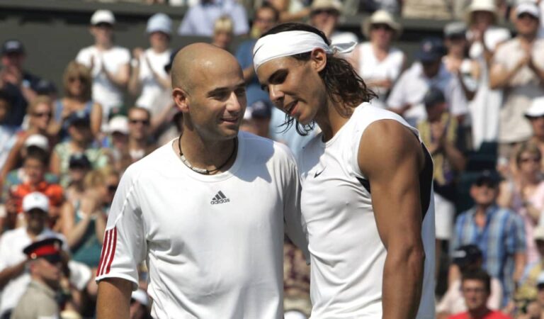 Agassi relembra jogo com Nadal aos 17 anos: “Percebi que nunca o venceria”