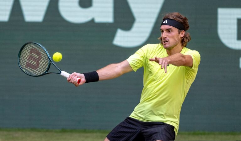 Tsitsipas não se encontra em boa fase e perde para o campeão do Estoril Open em Halle