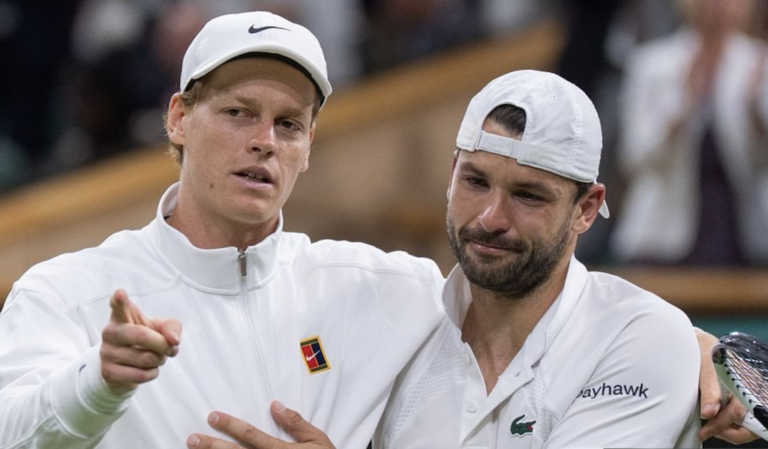 Sinner em choque após desistência de Dimitrov: “Para mim nem é uma vitória”