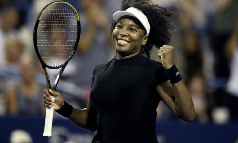 Venus Williams, de 45 anos, em destaque no quadro principal de Auckland