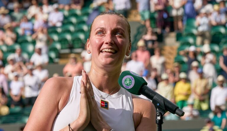 Kvitova se despede de Wimbledon com derrota para Navarro e muitos aplausos; Bencic avança