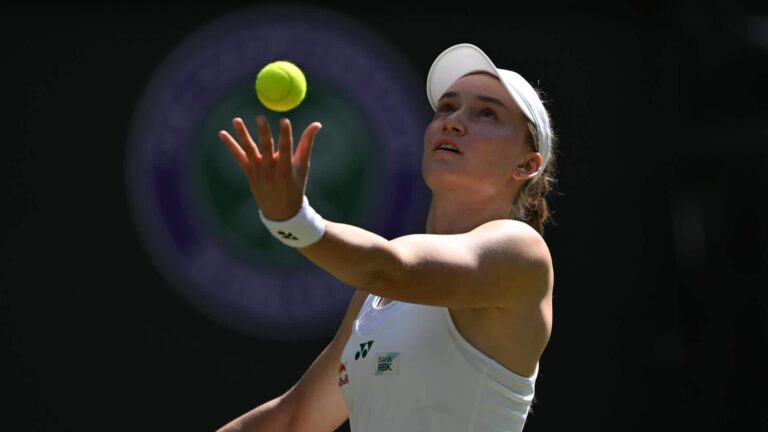 O dado incrível que coloca Rybakina a anos-luz do resto do circuito