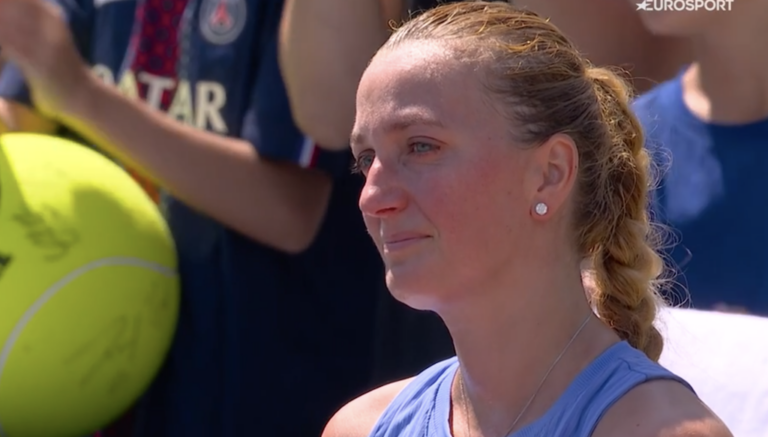 Petra Kvitova despede-se do tênis em lágrimas com derrota no US Open