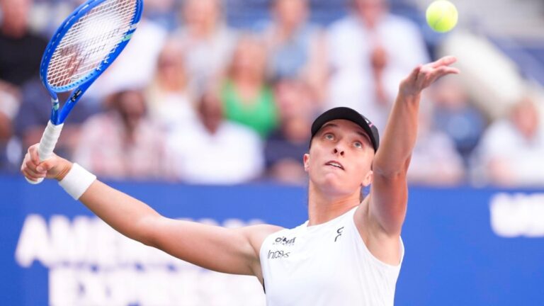 Swiatek está com tudo no US Open: “Há muitas vibrações positivas…”