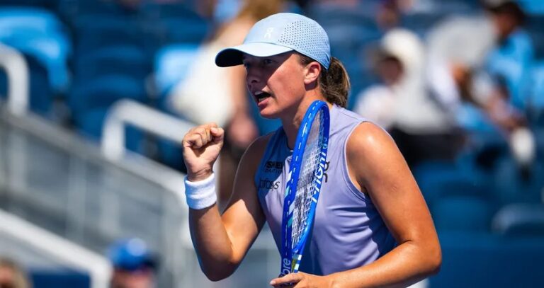 Swiatek continua a alimentar estatística surreal em torneios de WTA 1000