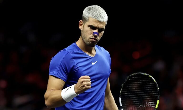 Mundo-Europa, 12-9: Alcaraz joga muito e atropela Cerundolo na Laver Cup