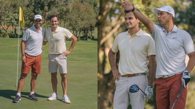 [VÍDEO] Nadal e Federer defrontaram-se num campo… de golfe