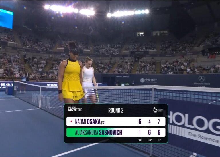 Osaka é surpreendida na estreia, Pegula arrasa e avança em Pequim