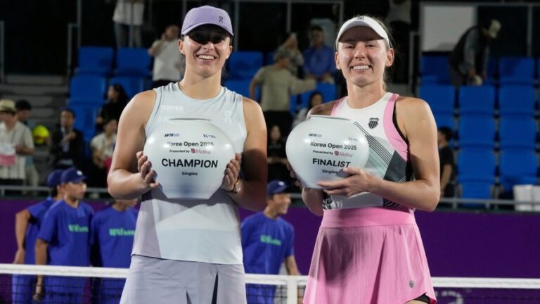 Eis as contas para as WTA Finals após o título de Swiatek em Seoul