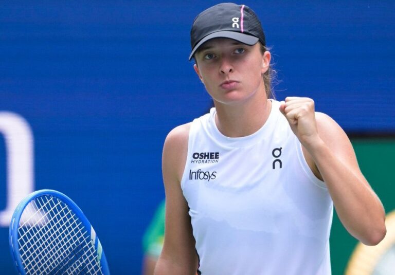 Swiatek faz melhor exibição do torneio e arrasa rumo às quartas do US Open