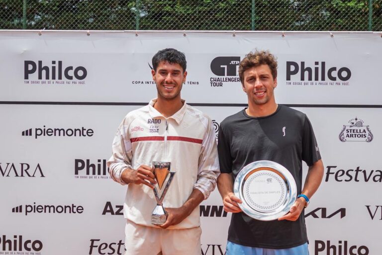 Pedro Boscardin fica com o vice no Challenger de Curitiba