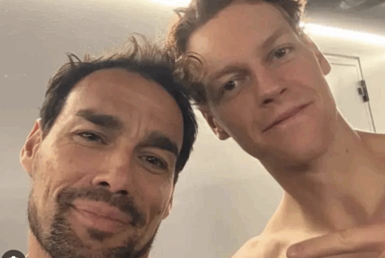 Fognini: «Sinner é o melhor, mas acho que ele gostaria mais de viver na minha pele do que o oposto»