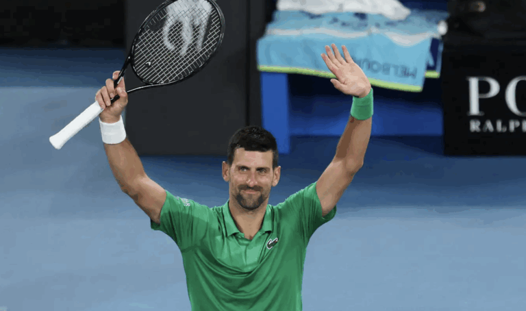 Djokovic arrasa rumo à 3.ª ronda; Musetti e Shelton… também