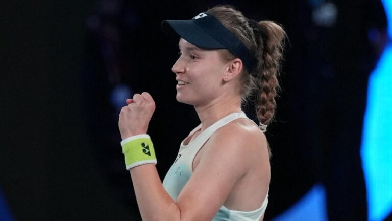 Caminhada de Rybakina até ao título foi a mais difícil desde 2008 no Australian Open