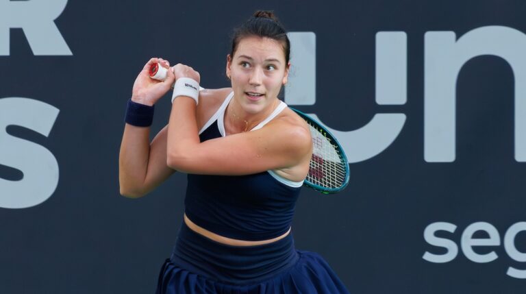 Matilde Jorge termina semana histórica nas ‘meias’ do WTA 125 de Oeiras