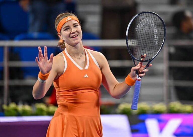 Muchova conclui semana de sonho em Doha com conquista do primeiro WTA 1000 da carreira