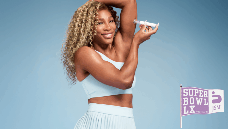 Serena Williams promove medicamentos de emagrecimento no Super Bowl e é arrasada