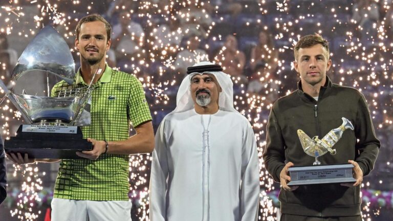 ATP lança comunicado sobre situação dos jogadores impedidos de deixar o Dubai