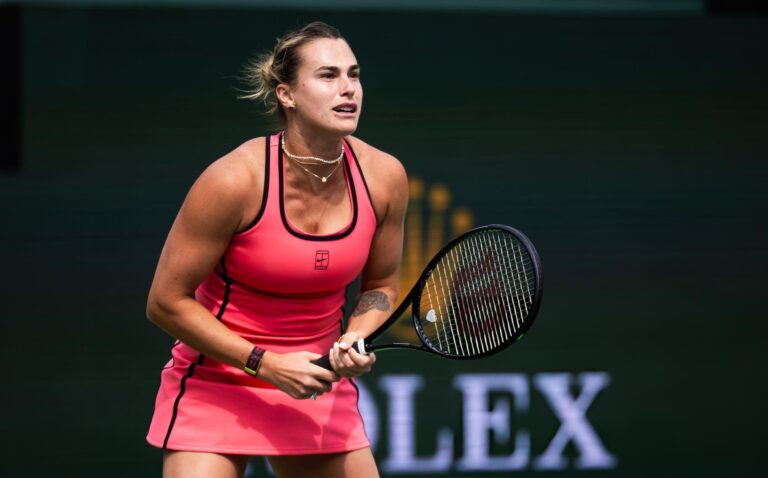 Sabalenka regressa à competição com vitória tranquila em Indian Wells