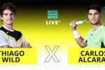 [AO VIVO] Acompanhe Thiago Wild x Alcaraz em Madrid em tempo real