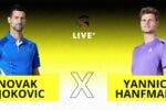 [AO VIVO] Acompanhe Djokovic x Hanfmann em Genebra em tempo real